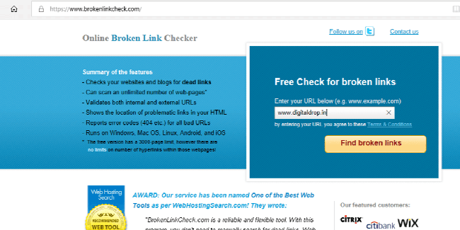 Broken Link Checker